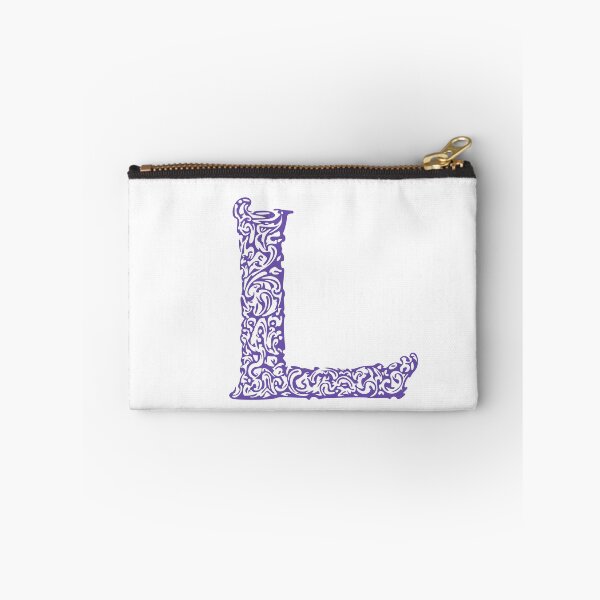 Artikelvorschau, Lila Monogramm - Buchstabe "L" entworfen und verkauft von RoamingRabbit.