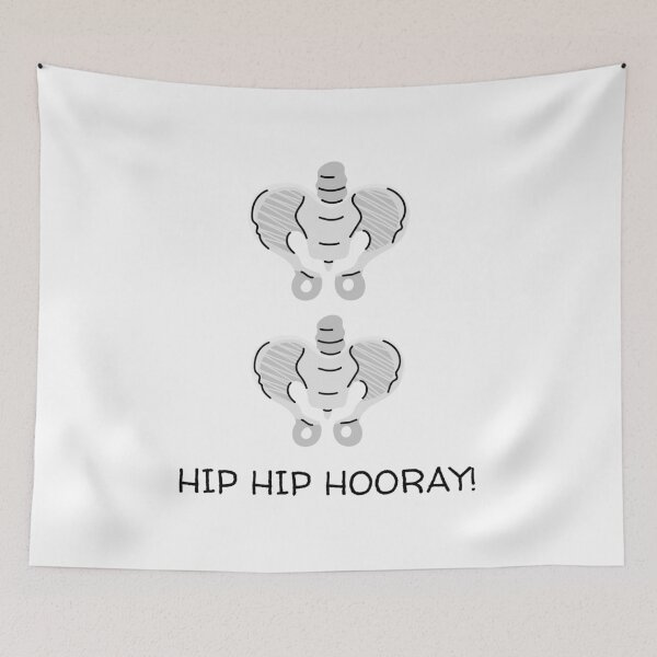 Item preview, Hip hip hooray funny medical humor designed and sold by moobg.