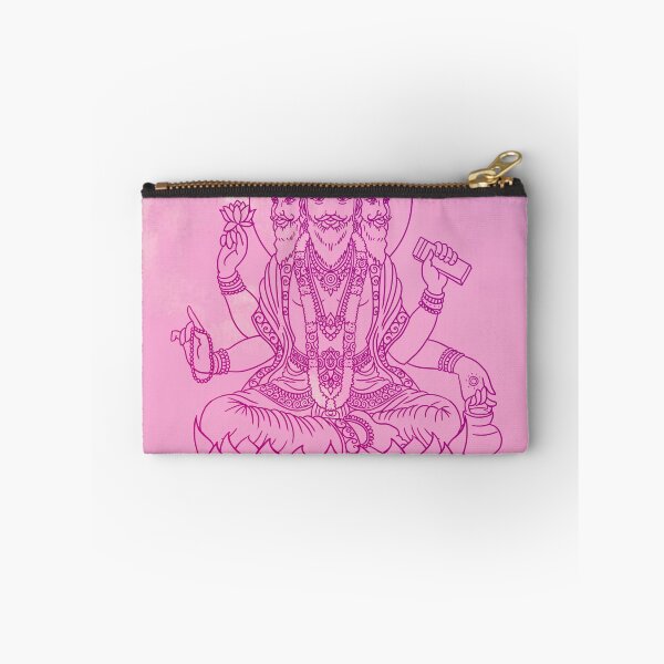 Item preview,  Hindu God Brahma line drawing vector illustration, vishnu, asian spiritual symbol, oriental wisdom, yoga, om, trimurti designed and sold by Mariuki Flow.
