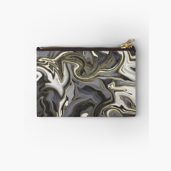 Item preview, Black and white marble with glitter gold designed and sold by moustafakhalil.