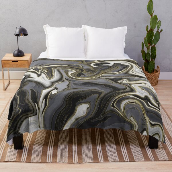Item preview, Black and white marble with glitter gold designed and sold by moustafakhalil.