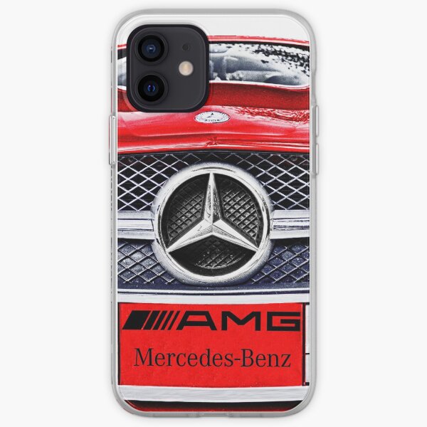 MERCEDES BENZ AMG ROJO Funda blanda para iPhone