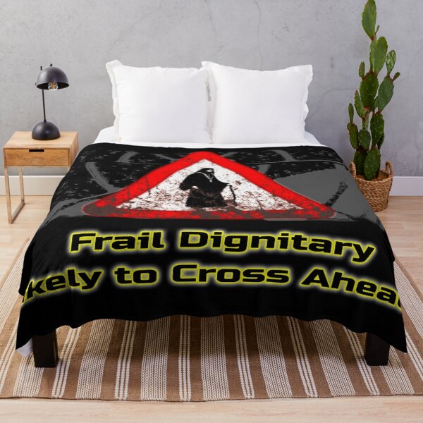 Item preview, Sci-Fi Signs - Frail Dignitary Likely to Cross Ahead designed and sold by Treadstone02.