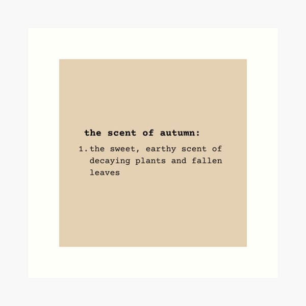 Item preview, the scent of autumn definition ♥ // dark academia quotes // text only designed and sold by vela-ramhorn.