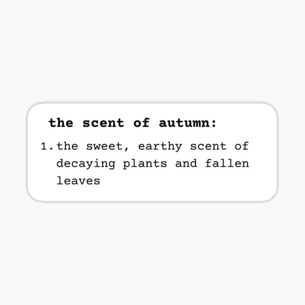 Item preview, the scent of autumn definition ♥ // dark academia quotes // text only designed and sold by vela-ramhorn.