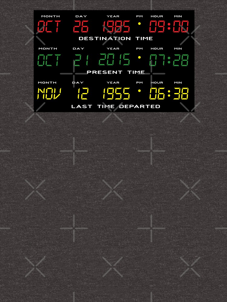 DeLorean Time Travel Display Dashboard by thedrumstick