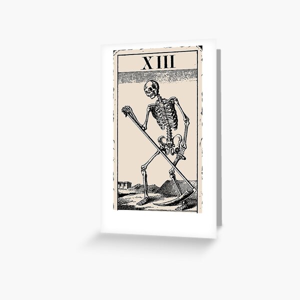 The Death / Death Tarot Card Greeting Card