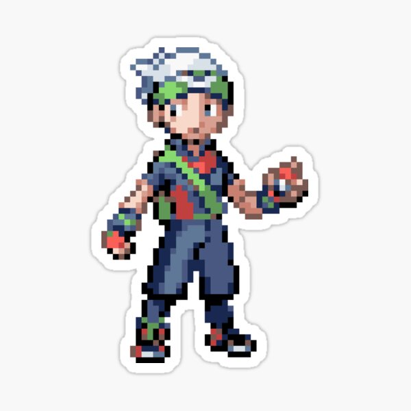 Item preview, Male Ruby Sapphire Trainer Pixel Art designed and sold by AustraliaAbove.