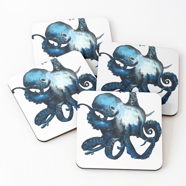 Item preview, blue octopus  T-Shirt designed and sold by KittyNikolaus.