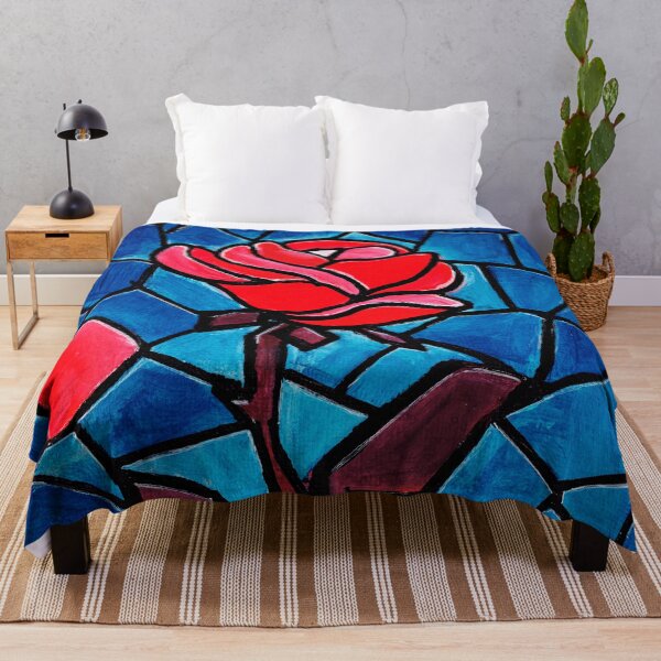 Item preview, Acrylic - Stained glass red rose designed and sold by Karolien Kenis.