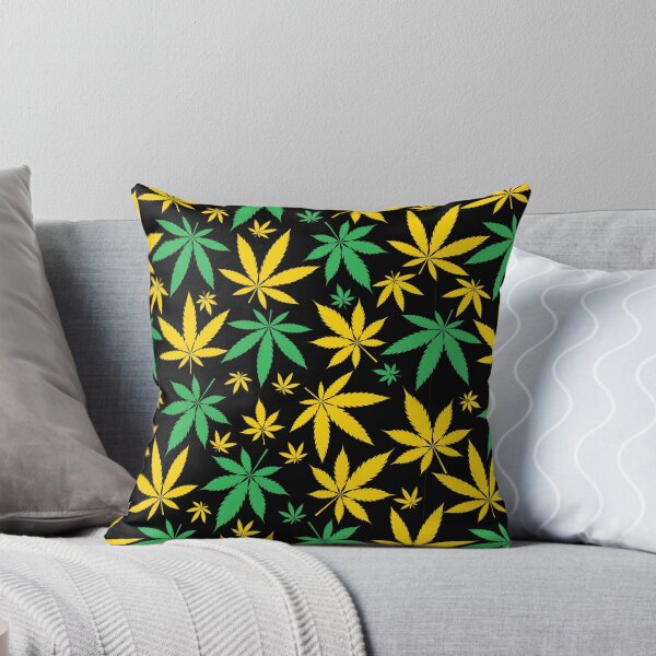 Item preview, Jamaica Flag Colors Leaf Cannabis Marijuana Weed Pattern designed and sold by RastaMerch.