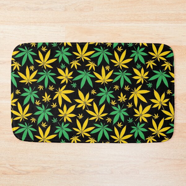 Item preview, Jamaica Flag Colors Leaf Cannabis Marijuana Weed Pattern designed and sold by RastaMerch.