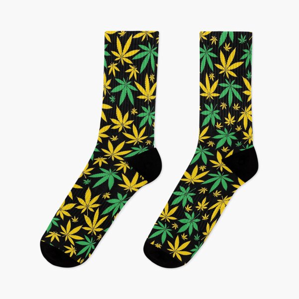 Item preview, Jamaica Flag Colors Leaf Cannabis Marijuana Weed Pattern designed and sold by RastaMerch.