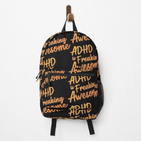 Item preview, ADHD is Freaking Awesome - Orange Text designed and sold by TheMajesticGoat.