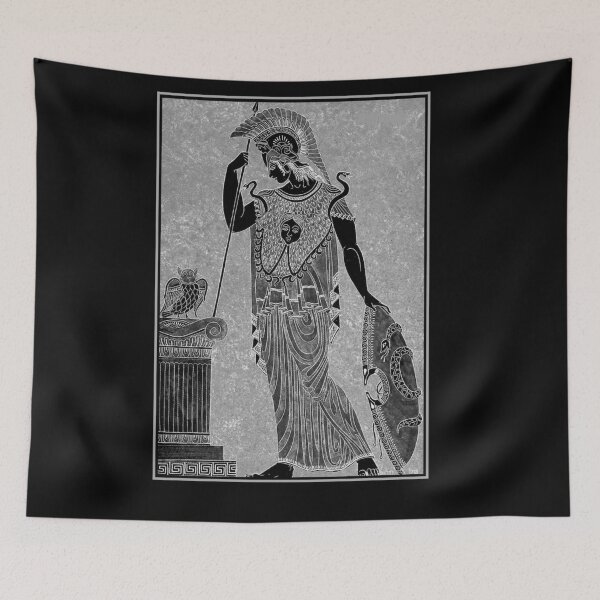 Item preview,  ATHENA : Vintage Greek Goddess of War Silhouette Print designed and sold by posterbobs.