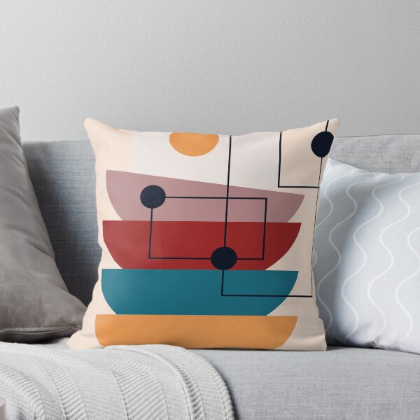 Item preview, Bowls, Shapes and Sun - Abstract Art designed and sold by HawkeInk.