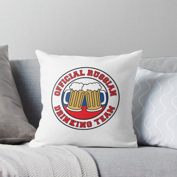 Item preview, Official Russian Drinking Team Featuring Flag Of Russia And Beers designed and sold by jaycartoonist.