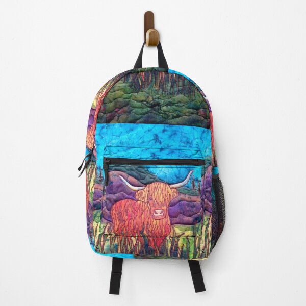 Item preview, Highland Cow Batik Art designed and sold by Wendy Usher.