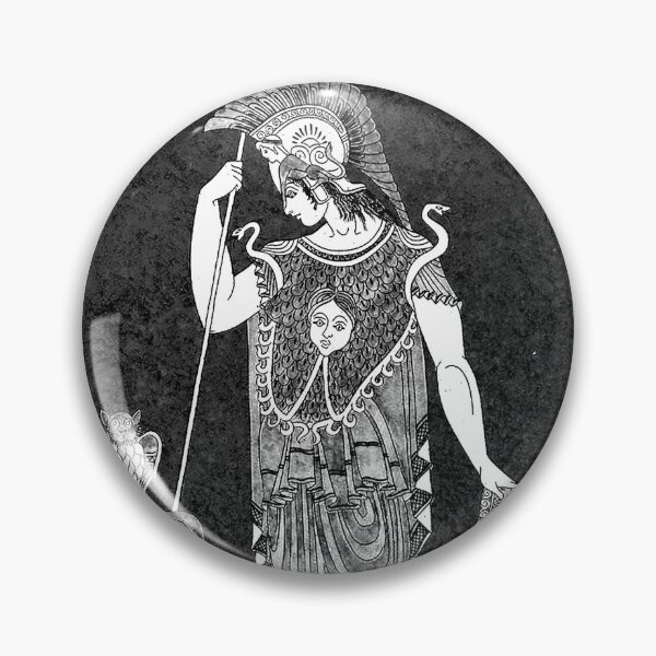 Item preview, ATHENA : Vintage Greek Goddess of War Silhouette Print designed and sold by posterbobs.