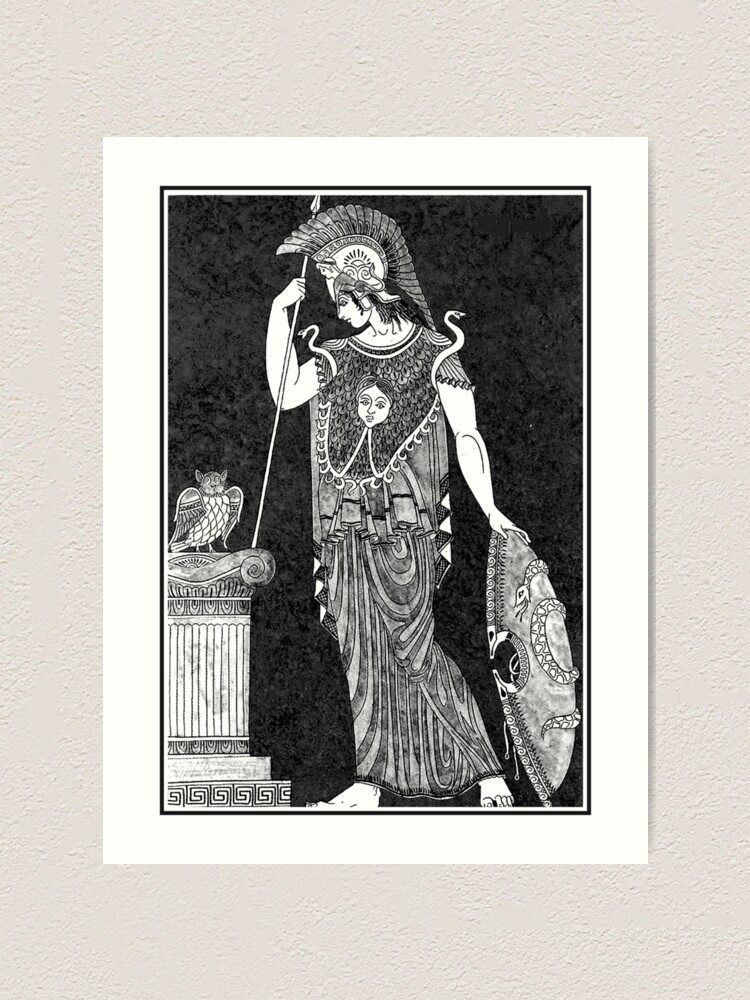 Ancient greece portrait of Athena For sale as Framed Prints