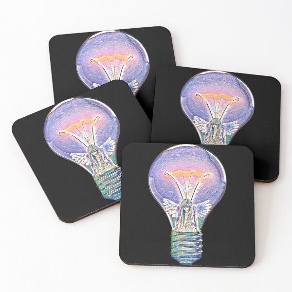 Item preview, Trapped in a Light Bulb - Blue Version designed and sold by Hedda Young.