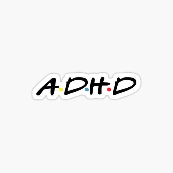 Item preview, ADHD Classic Text designed and sold by TeeZazzle.
