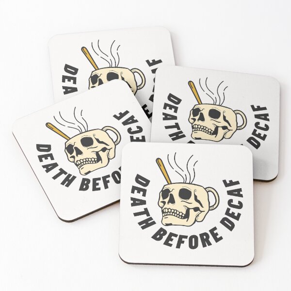 Item preview, Death before decaf designed and sold by wilder-mind.