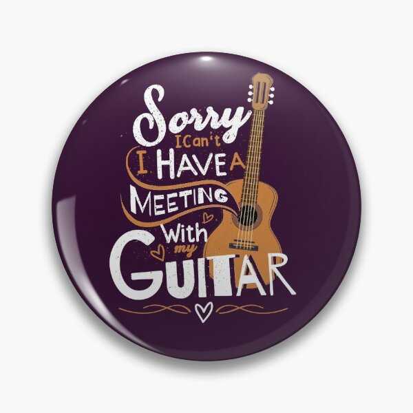 Item preview, Sorry, I can't I have a meeting with my guitar designed and sold by charafArtcorner.