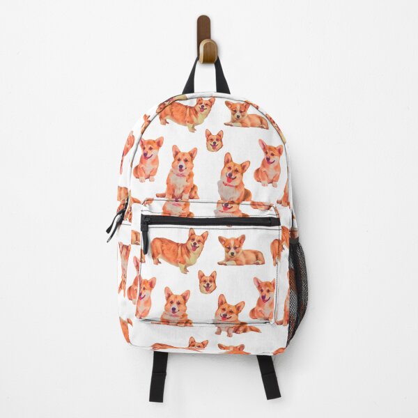 Item preview, 5 Cute Corgi’s || Digital Painting Design || Pattern designed and sold by BayRosePets.
