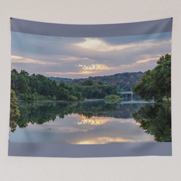 Item preview, Lake Springfield Fall Morning Reflections designed and sold by mljdwhite.