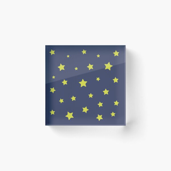 Item preview, Yellow mini stars pattern. Summer night sky. designed and sold by Green Sky.