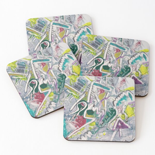 Item preview, Alien abstract, technology, geometric figures designed and sold by NessArtByEwa.