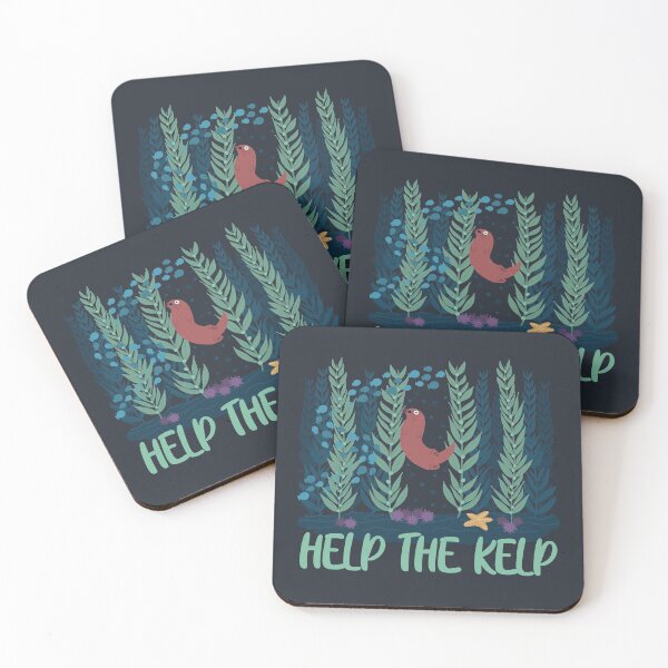 Item preview, Help The Kelp Cute Marine Biology Kelp Forest Ecosystem With Sea Otter designed and sold by JokeGysen.