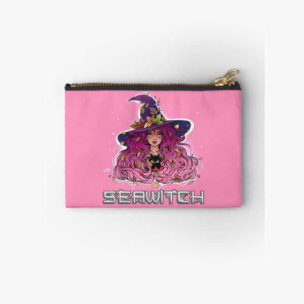 Item preview, Seawitch with long hair and a kitten in pink purple designed and sold by NoMatterLab.