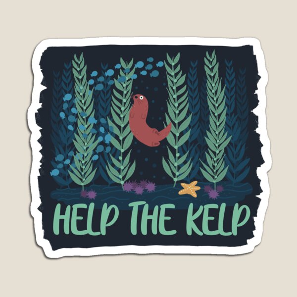 Item preview, Help The Kelp Cute Marine Biology Kelp Forest Ecosystem With Sea Otter designed and sold by JokeGysen.