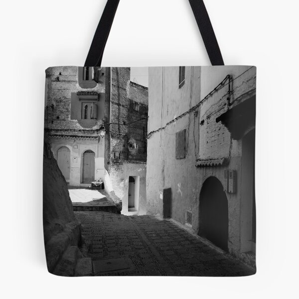 Item preview, Chefchaouen Chaouen in landscape format, in monochrome Morocco, modern art, wall art, print, personalised gifts, custom printed gifts designed and sold by CameraDesign.