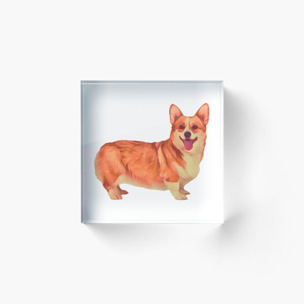 Item preview, Corgi lindo || Diseño de perro || Pintura digital designed and sold by BayRosePets.