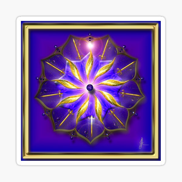 Archangel Michael Mandala Sticker