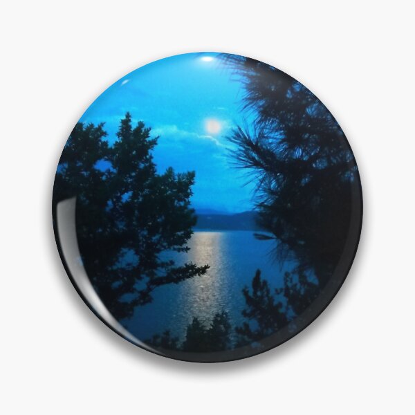 Item preview, Moonlight on the Sea Through the Trees designed and sold by Green-Rainbow.