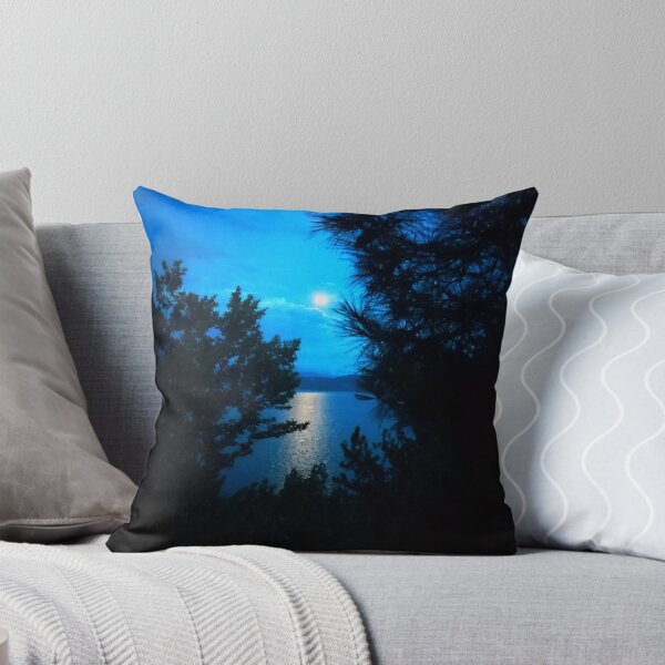 Item preview, Moonlight on the Sea Through the Trees designed and sold by Green-Rainbow.