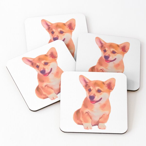 Item preview, Cute Corgi Sitting || Puppy Design || Digital Painting designed and sold by BayRosePets.