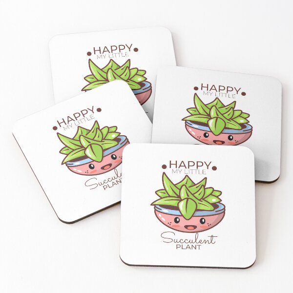 Item preview, Happy my little succulent plant designed and sold by MAAQDesign.