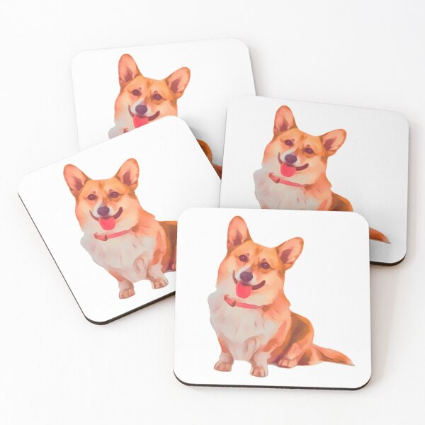 Item preview, Cute Corgi Sitting || Dog Design || Digital Painting designed and sold by BayRosePets.