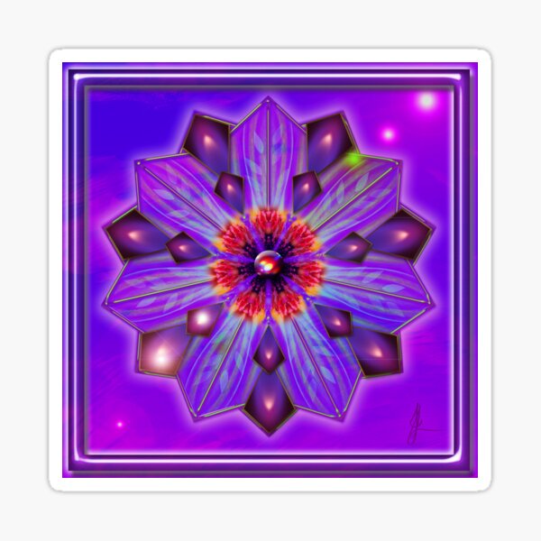 St Germain Mandala Sticker