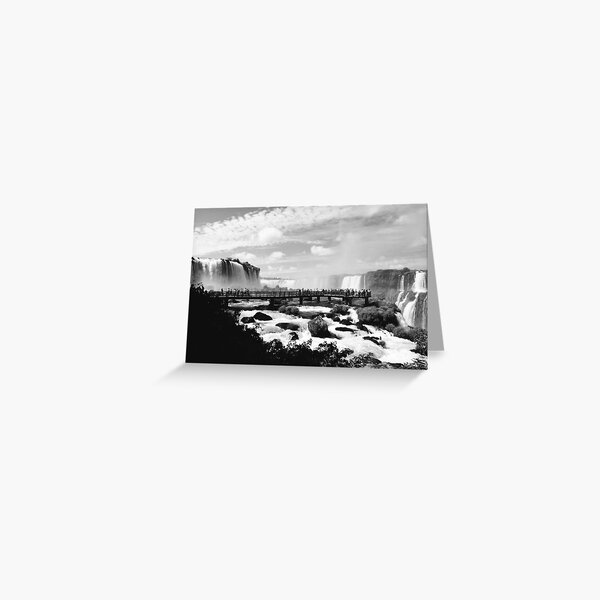 Iguazu Falls is the nature as art Greeting Card