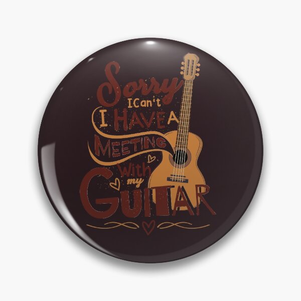 Item preview, Copy of Sorry, I can't I have a meeting with my guitar designed and sold by charafArtcorner.