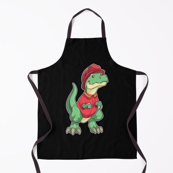 Item preview, Dinosaur as Firefighter with Fire helmet designed and sold by Snabdesign84.