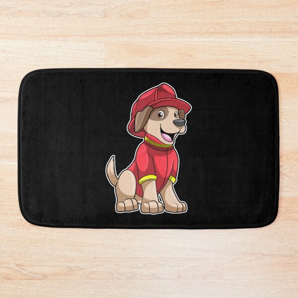 Item preview, Dog as Firefighter with Fire helmet designed and sold by Snabdesign84.