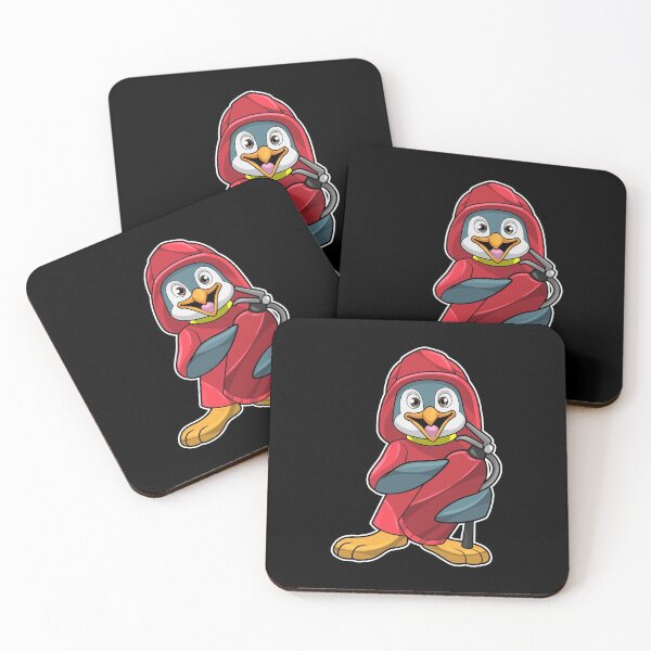 Item preview, Penguin as Firefighter with Fire extinguisher designed and sold by Snabdesign84.