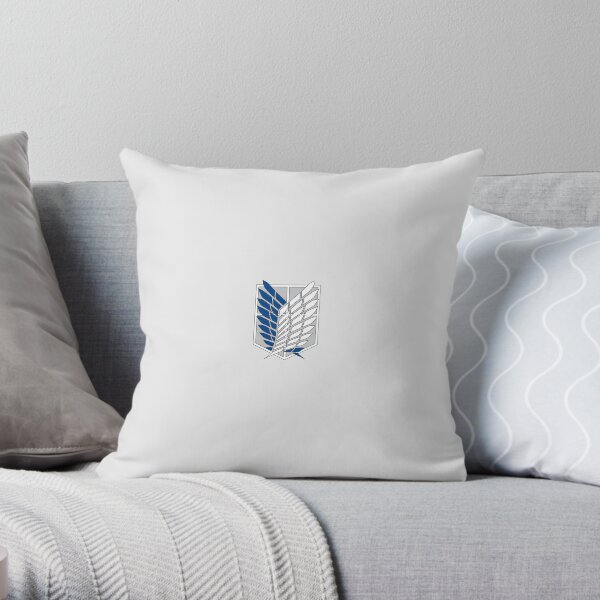 Wing of freedom aot Throw Pillow